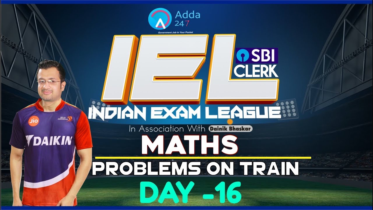 SBI CLERK PRE 80 Day Study Plan - Problems On Train - D -16 | IEL | First Wall