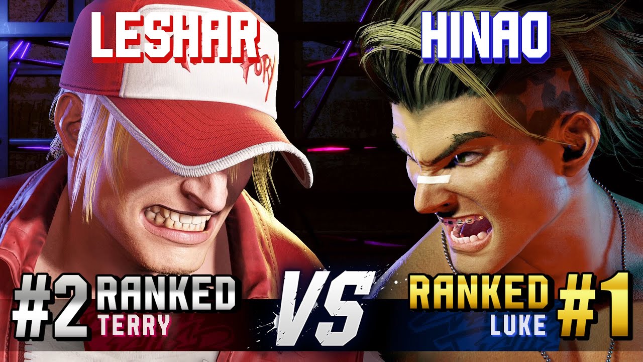 SF6 ▰ LESHAR (#2 Ranked Terry) vs HINAO (#1 Ranked Luke) ▰ High Level Gameplay