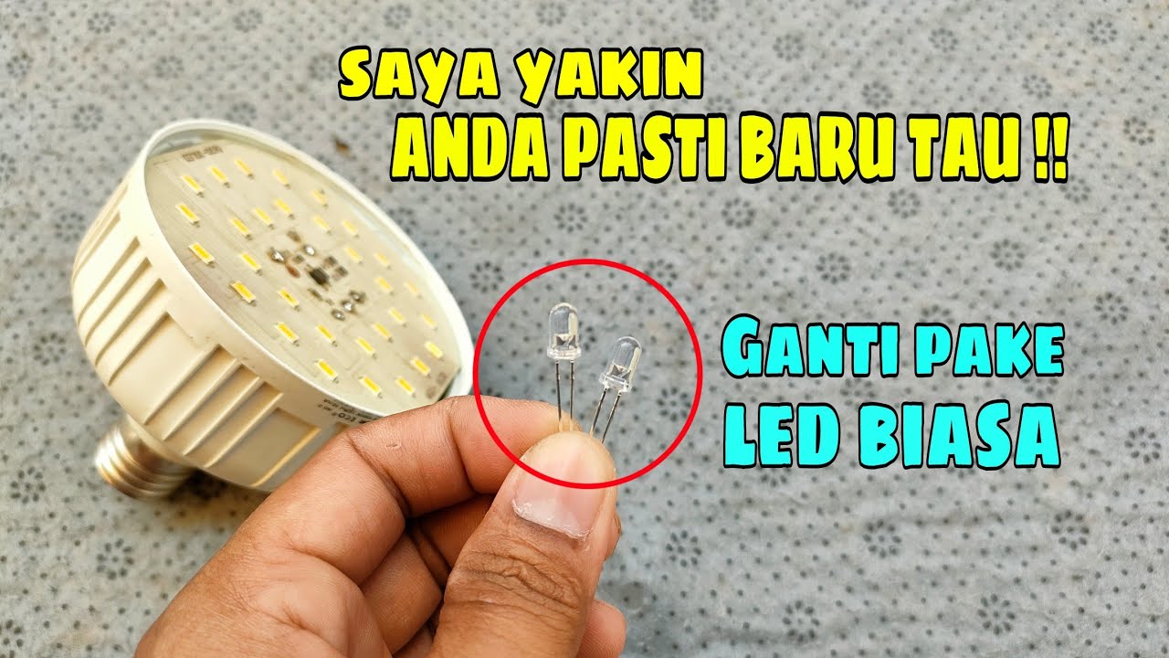 Servis Lampu MATI Pake LED BIASA Ternyata LEBIH TERANG
