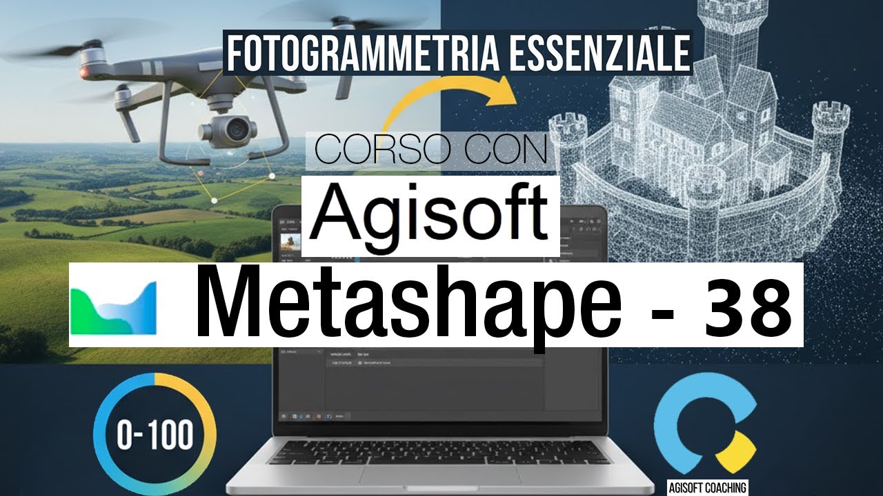 38 - Uso delle Maschere vettoriali e ricostruzione del Monumento con Metashape - SUB EN
