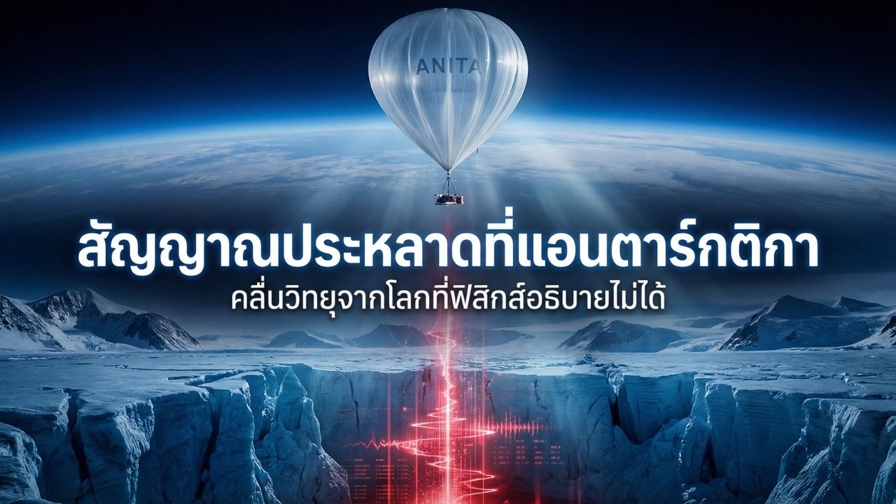 ค้นพบสุดสัญญาณวิทยุที่พุ่งสวนทางธรรมชาติที่แอนตาร์กติกา