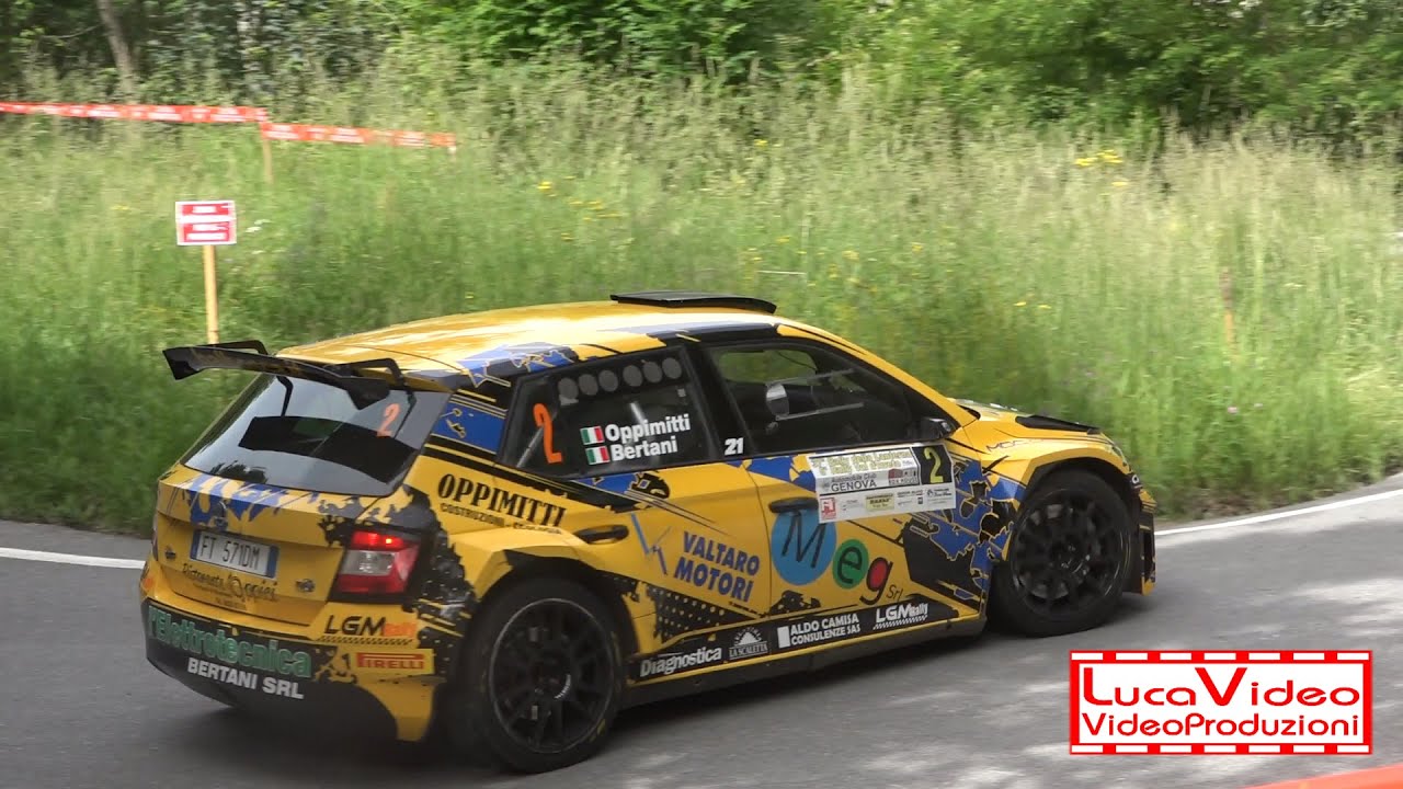 37&deg; Rally della Lanterna 2021 Bertani-Oppimitti Fabia R5 - Mix cameracar + passaggi esterni