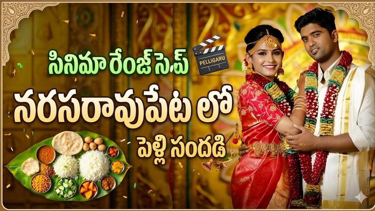నరసరావుపేటలో సినిమా రేంజ్ పెళ్లి! 😱 | Grand Marriage Vlog Narasaraopet