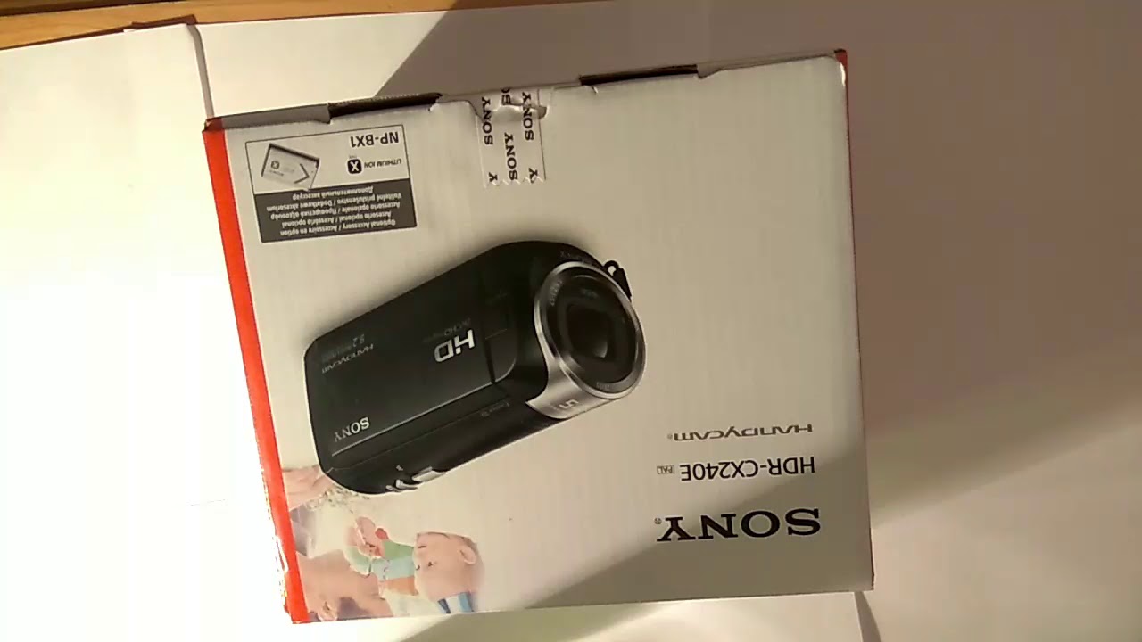 Otwieranie i recenzja kamery Sony HDR-CX240E