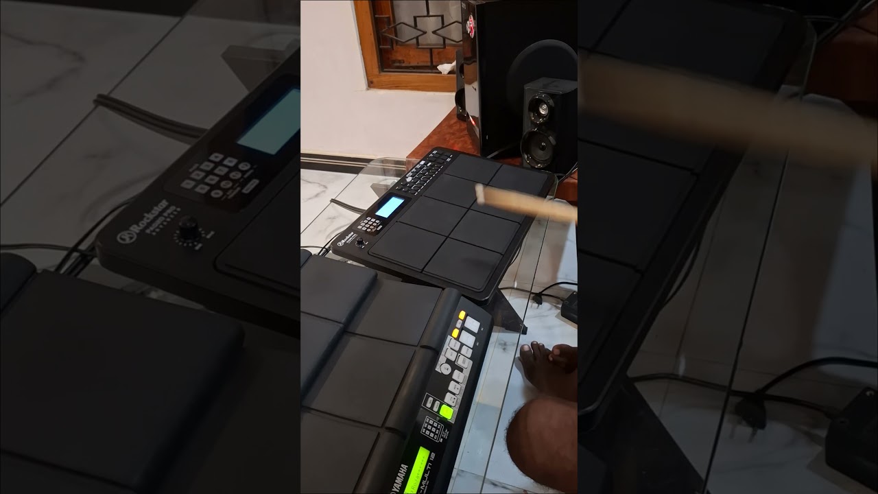 Rockstar 20 Pro Advance Octapad Black Colour | Octabad Dinu |