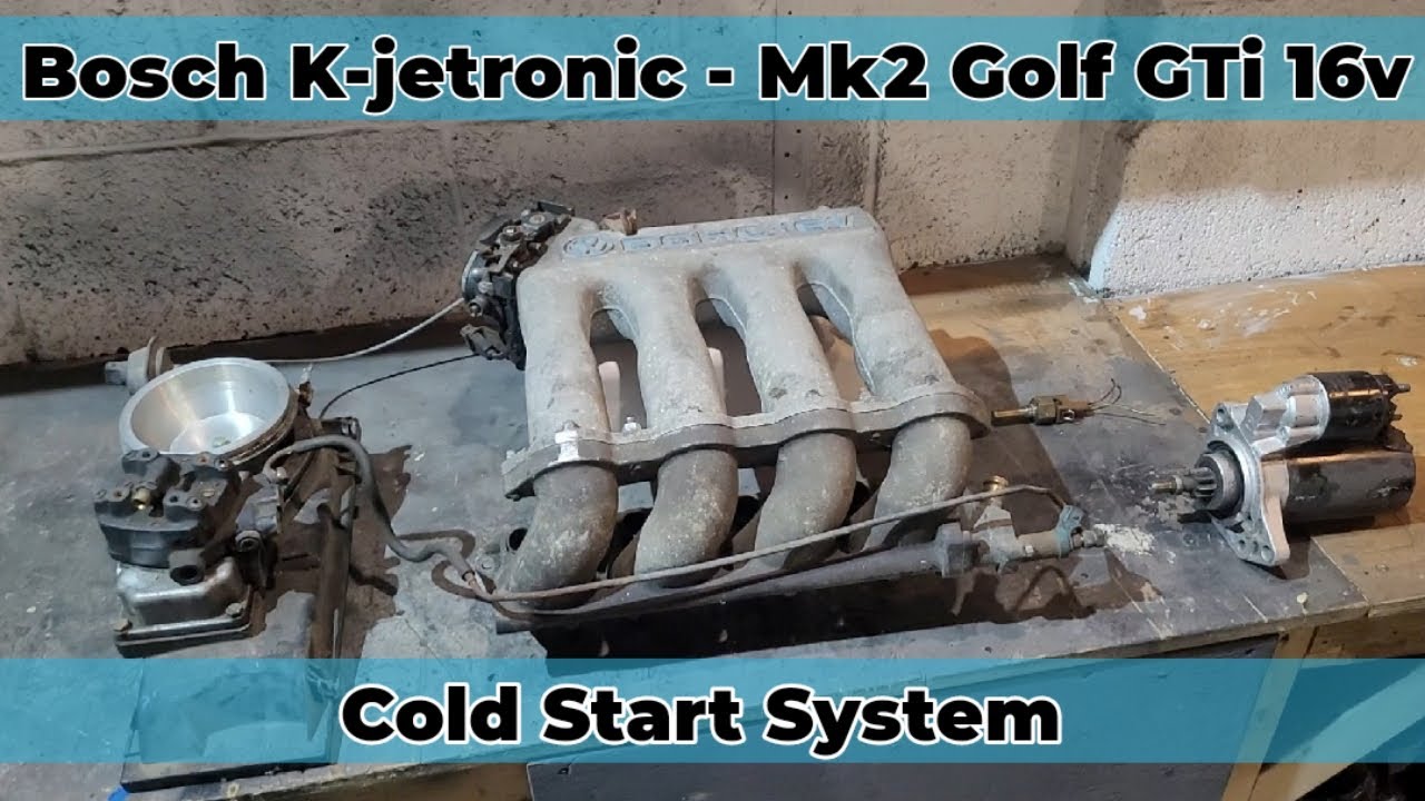 Bosch K-Jetronic - Mk2 Golf GTi 16v - Система холодного запуска