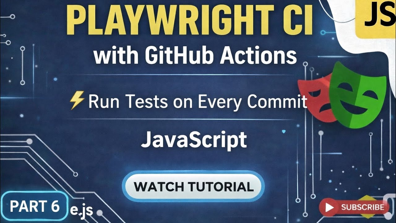 Playwright CI with GitHub Actions | Run Tests Automatically on Every Commit