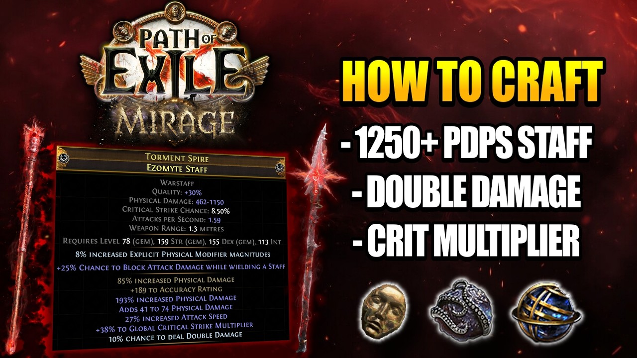 [3.28] Как создать: Посох 1250+ PDPS - Path of Exile - Руководство по созданию Циклона