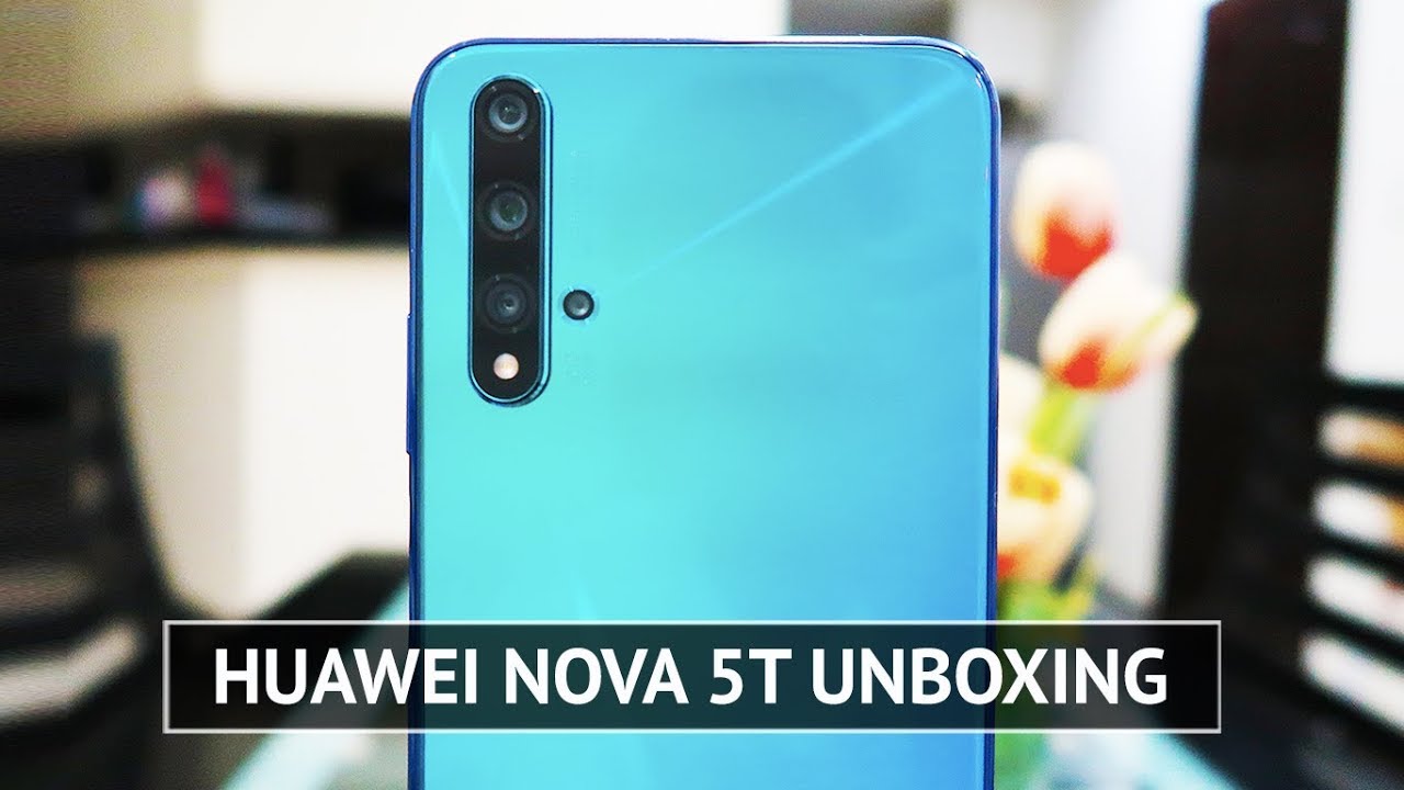 CRUSH BLUE HUAWEI NOVA 5T UNBOXING
