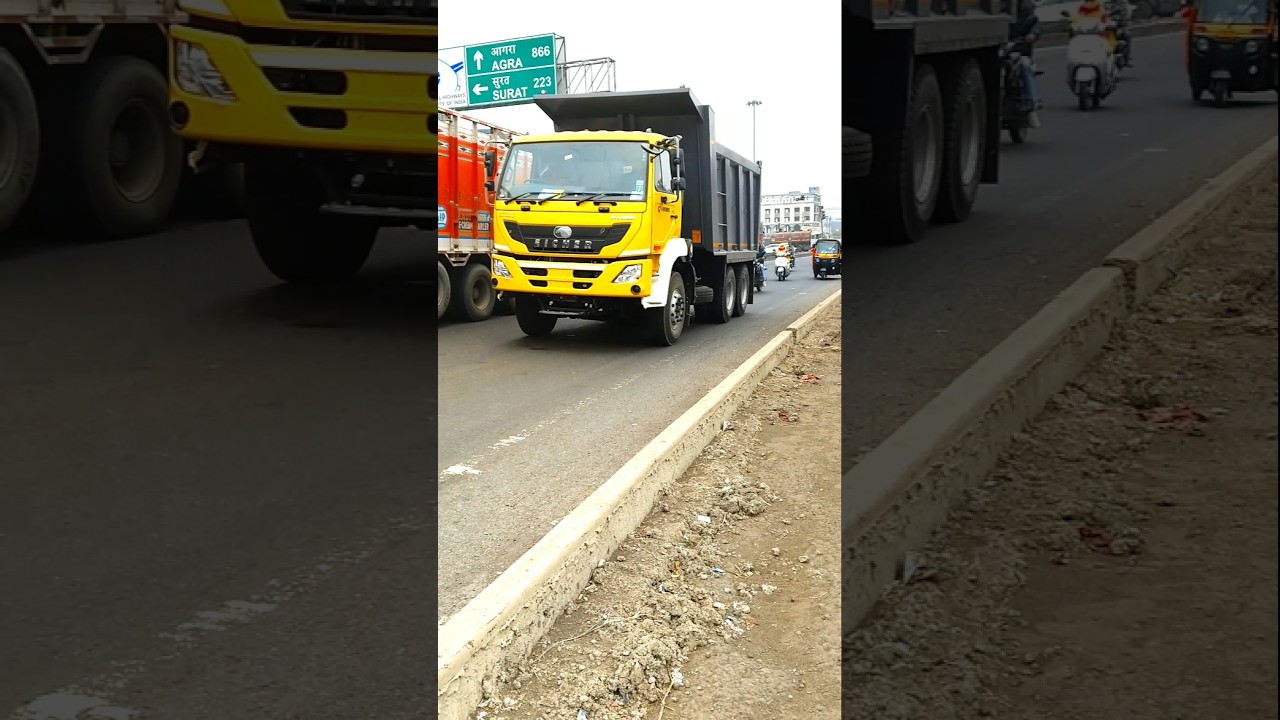 Eicher Pro 6028T Tipper. 10 wheel tipper. #volvo #eicher #short #tata #vlog #bus