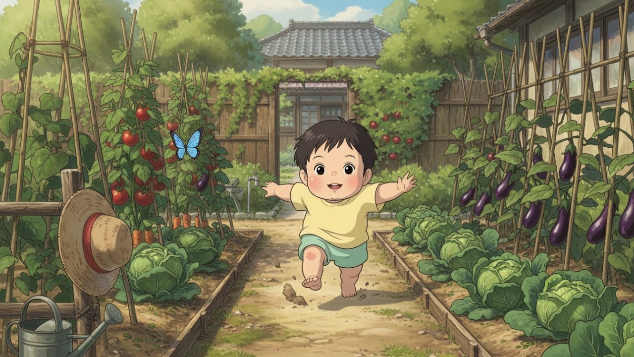 Kenta explores nature I rural life, village, peaceful life, piano