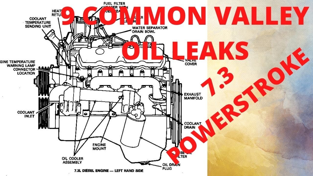7.3 POWERSTROKE РАСПРОСТРАНЕННЫЕ И РЕДКИЕ УТЕЧКИ МАСЛА В ВЭЛЛИ...........
