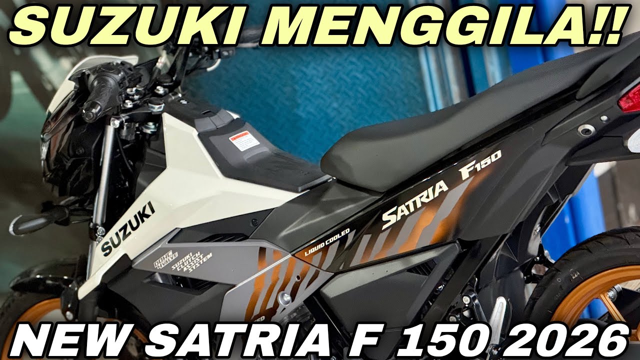 TEMBUS 31 JUTA‼️SUZUKI SATRIA F 150 2026 PUTIH HITAM