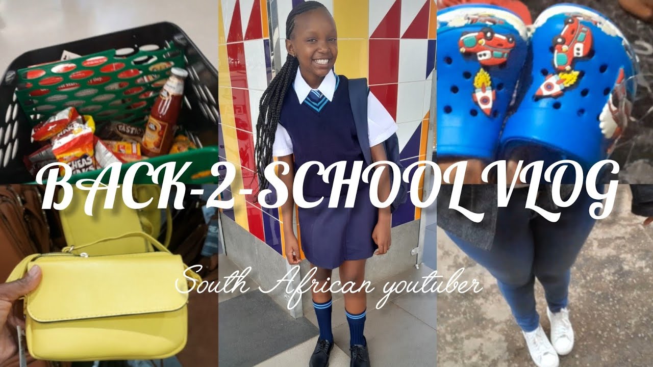 #Vlog | Back to school | venting | grocery haul | #southafricanyoutuber