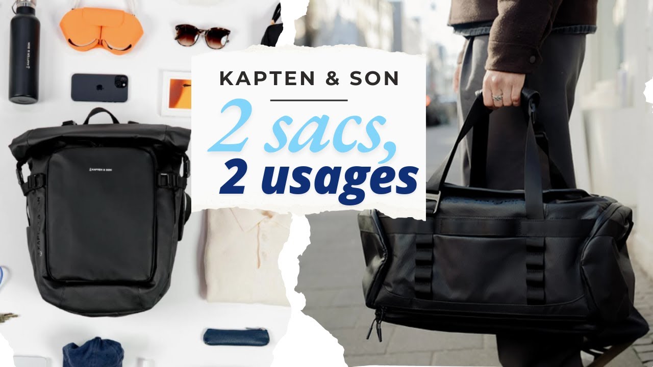 Decouverte des sacs premium de voyage de la marque Kapten & Son 👜🧳
