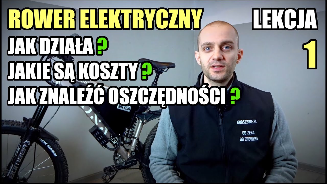 Rower elektryczny 🚲 - działanie, koszty, oszczędności / Lekcja 1