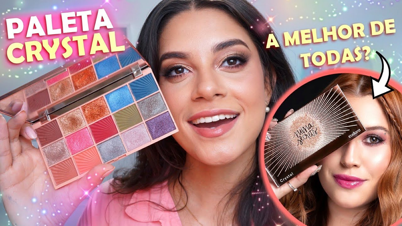 RESENHA PALETA CRYSTAL - Niina Secrets e Eudora arrasaram novamente?