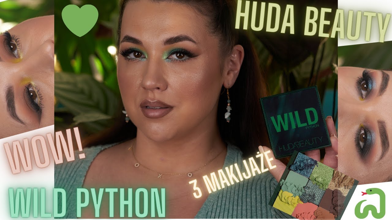 TEST || NOWOŚĆ | 🐍 WILD PYTHON 🐍 | HUDA BEAUTY | CZY to będzie moja nowa ULUBIONA PALETA..❤️‍🔥?