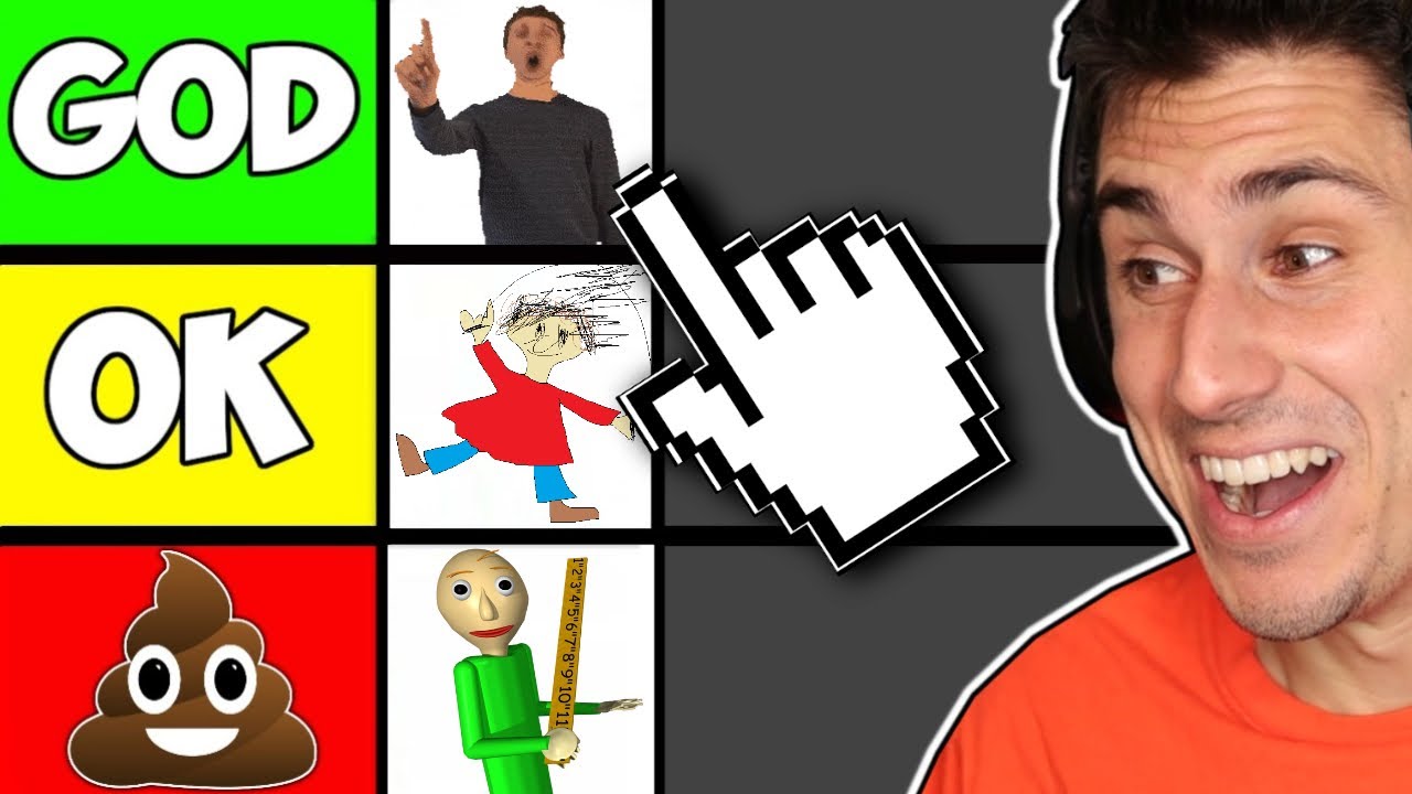 Ranking EVERY CHARACTER In Baldi's Basics!