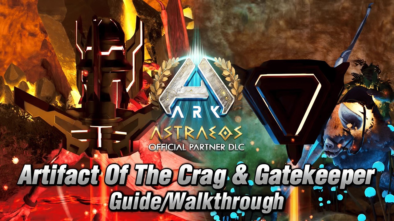 Ark: Survival Ascended Astraeos Artifact Of The Crag & Gatekeeper Cave Guide, EASY Run