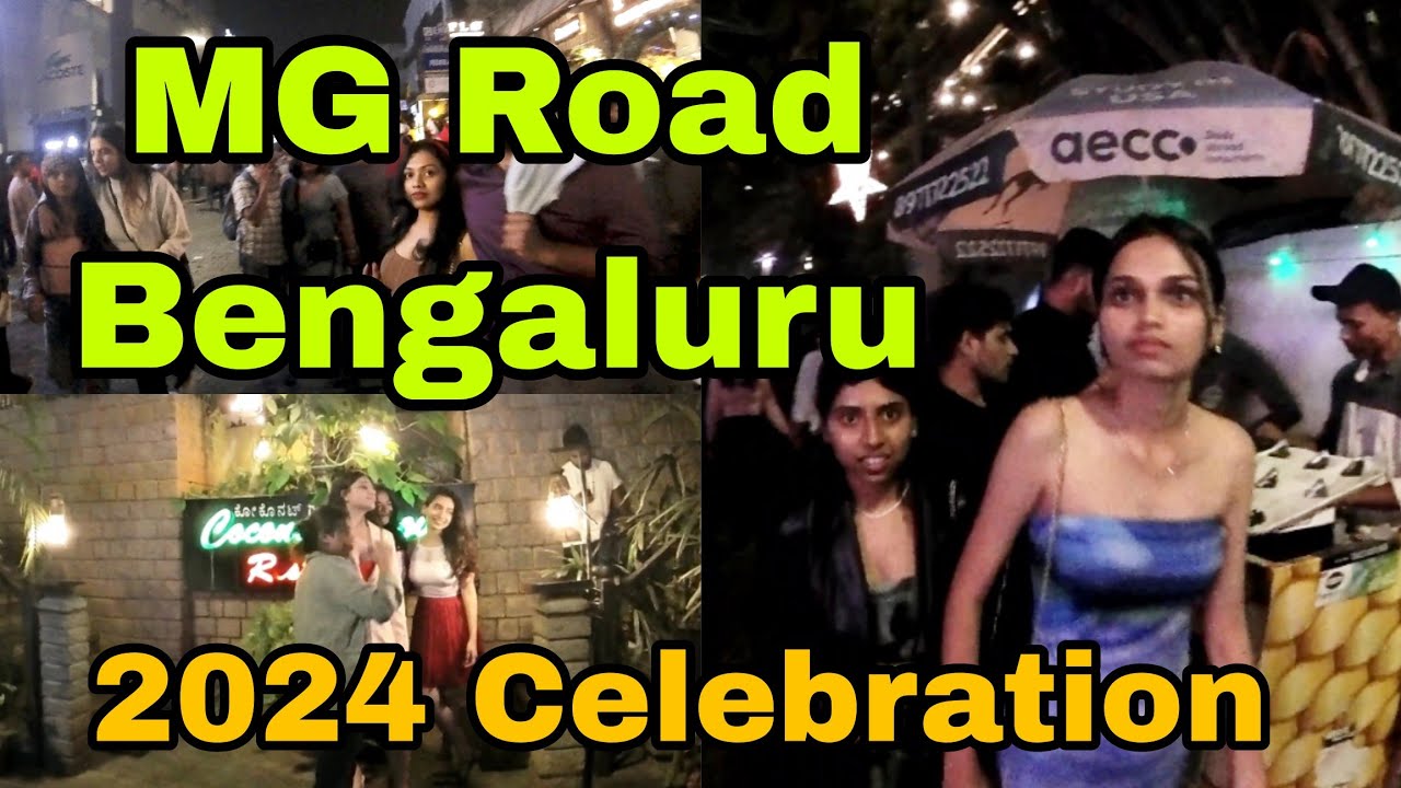 MG Road New Year Celebration Bangalore | Church Street | St. Mary's Basilica Church | Nightlife