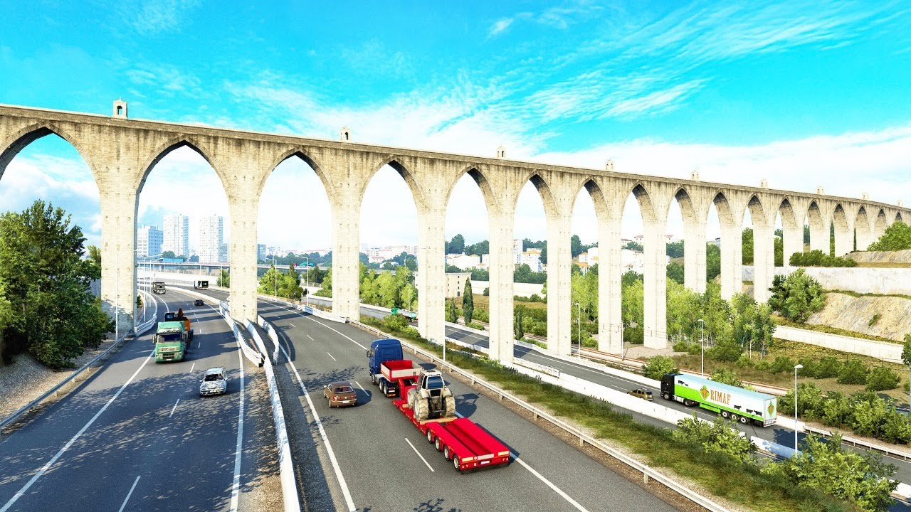 EARLY LOOK - Spain & Portugal in Euro Truck Simulator 2 - Iberia DLC Gameplay
