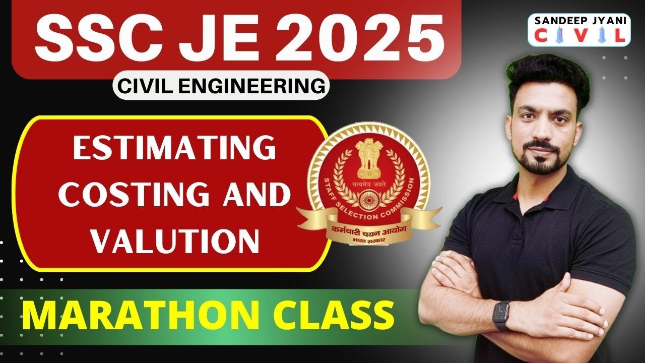 MARATHON SESSION | ESTIMATING COSTING and VALUATION | 8 PM Live | SandeepJyani