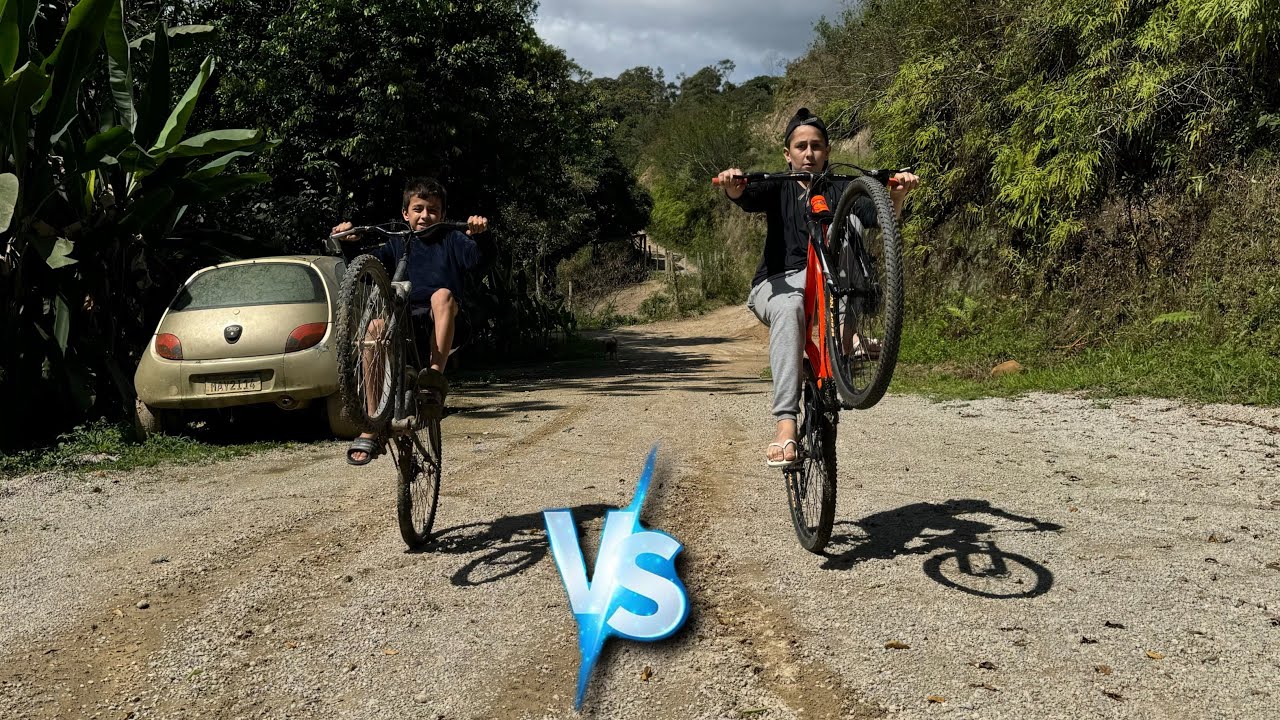 MINI INSCRITO E BRIAN FIZERAM UMA DISPUTA DE GRAU DE BICICLETA VALENDO 20 NO PIX.
