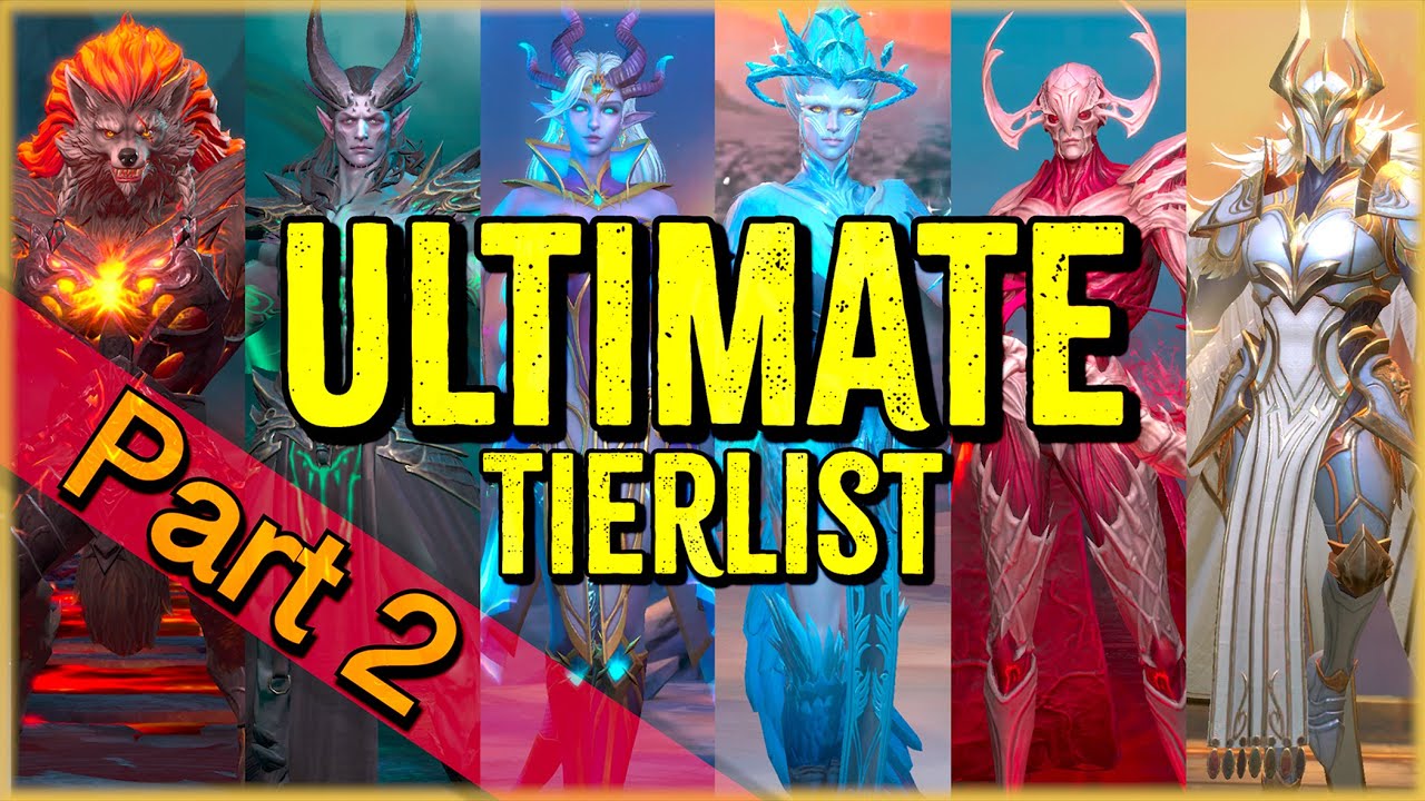 ULTIMATE Tierlist 2025 (ЧАСТЬ 2) | Родословная: Герои Литаса | Чемпион