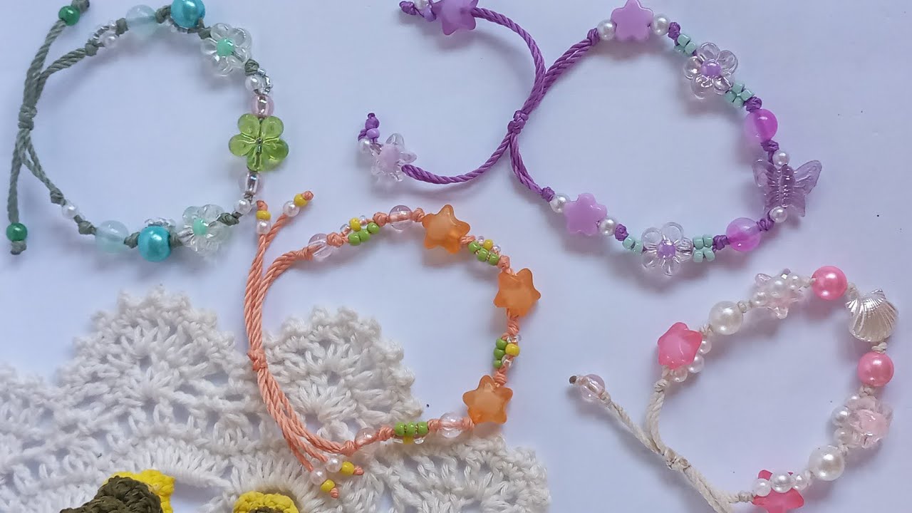 Cara Membuat 4 Variasi Gelang Manik Ikat Mudah, Hemat Bahan, Tanpa Gatal & Karat | DIY Bracelet Bead