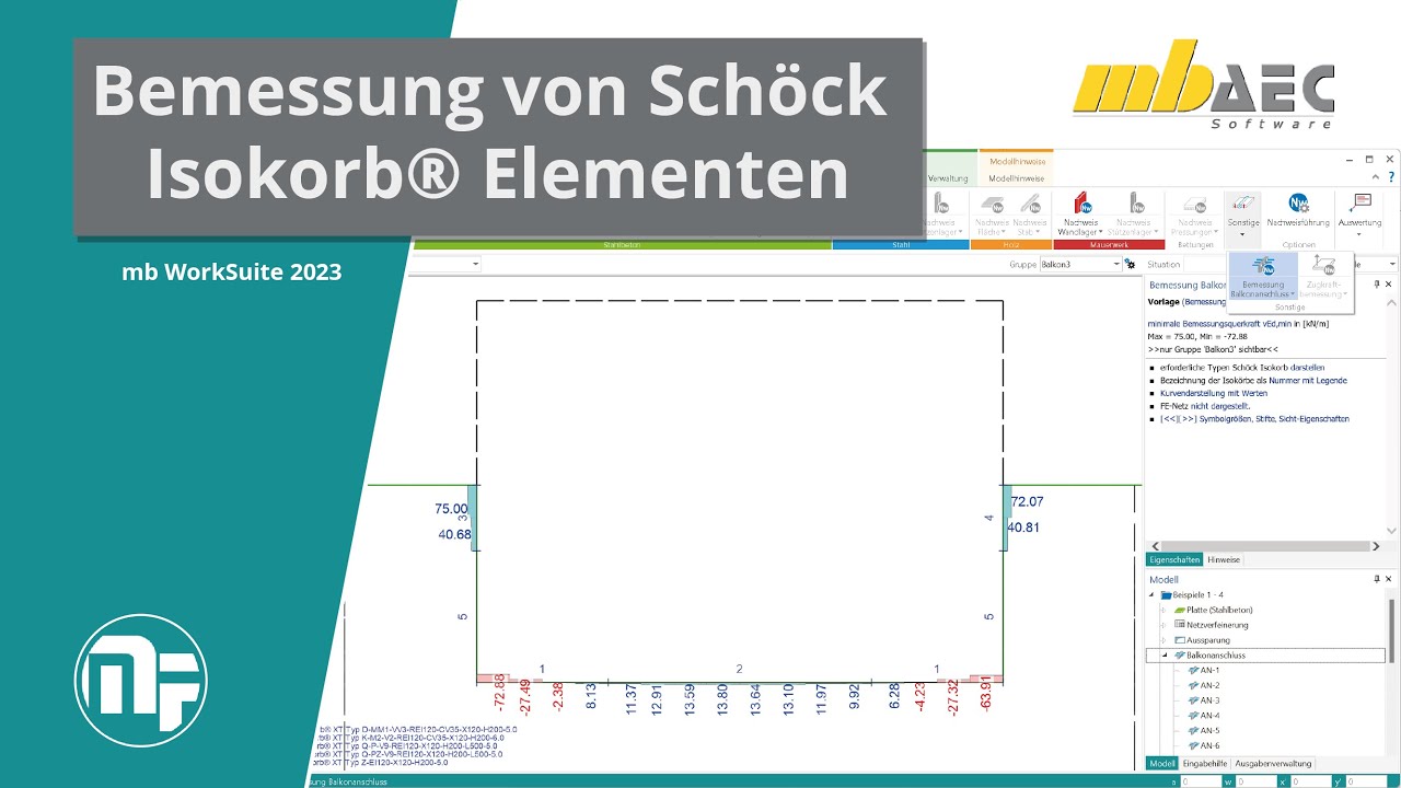 mbinar #23-19 - MicroFe: Bemessung von Schöck Isokorb® Elementen (Level A)