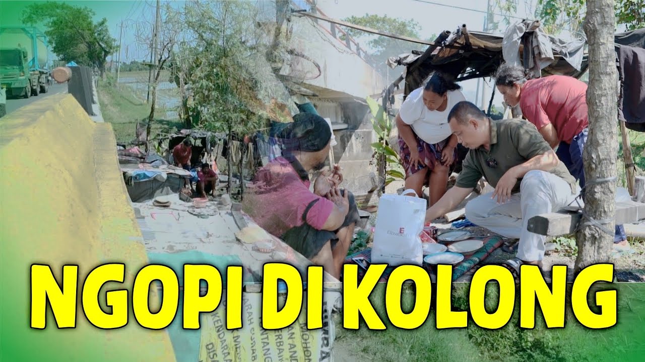 IRONI NEGRIKU❗️🥹❓️NGOPI DAN MAKAN INDOMIE BERSAMA MEREKA YANG TINGGAL DI KOLONG JEMBATAN