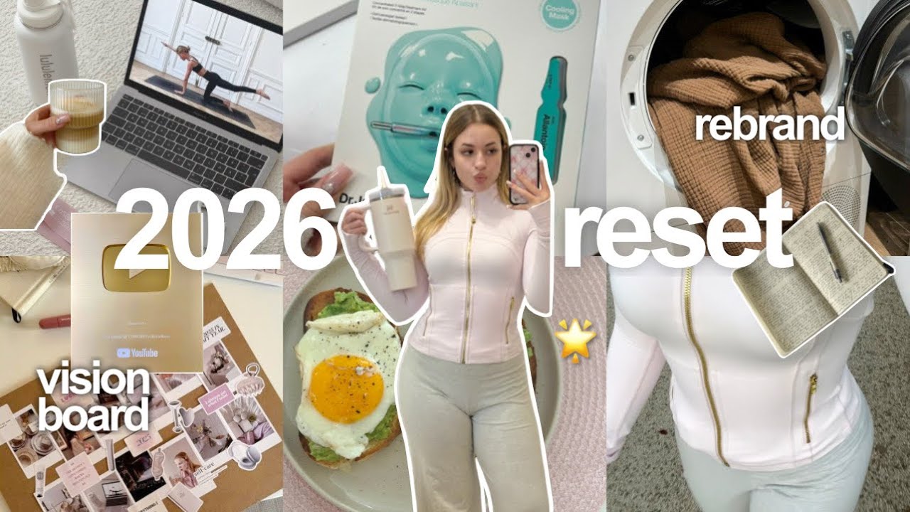 2026 REBRAND 🌟 vision board, new goals, come iniziare l'anno nuovo