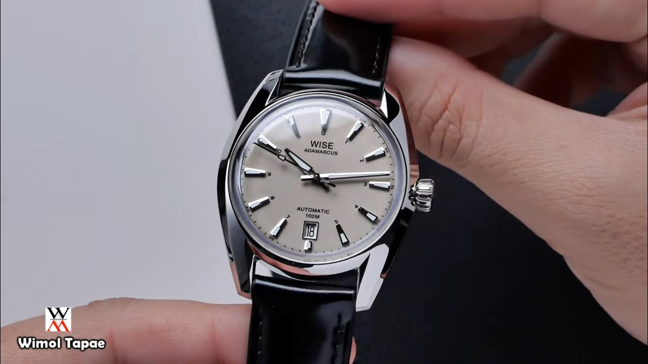 หน้าปัด Enamel สีนี้ดีมากๆ WISE Adamascus AD7 Stainless Steel 904L - Wimol Tapae