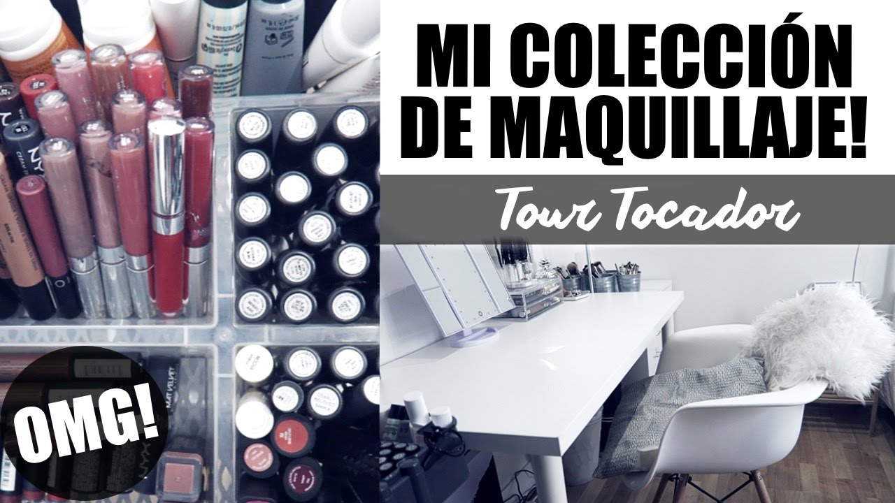 MI SUPER COLECCIÓN DE MAQUILLAJE + NUEVO TOCADOR | Trucos fáciles de organización y decoración