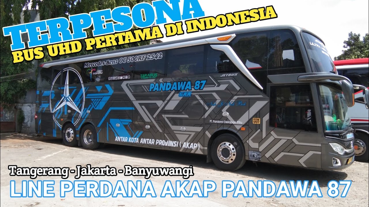VIRAL‼️PERDANA PANDAWA 87 UHD PERTAMA DI INDONESIA || PANDAWA 87 AKAP ||MERCEDES BENZ OC 500 RF 2542