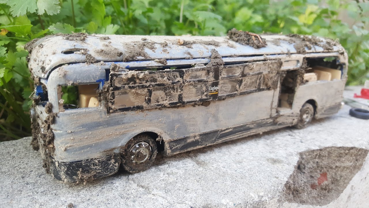 Restoration Of Old England Abandoned Bus - Old Antique Bus Restoration