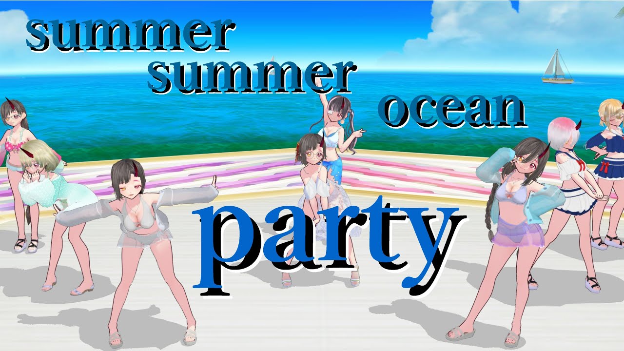 シャニマスのSummer Summer Ocean Partyを踊ってみた！