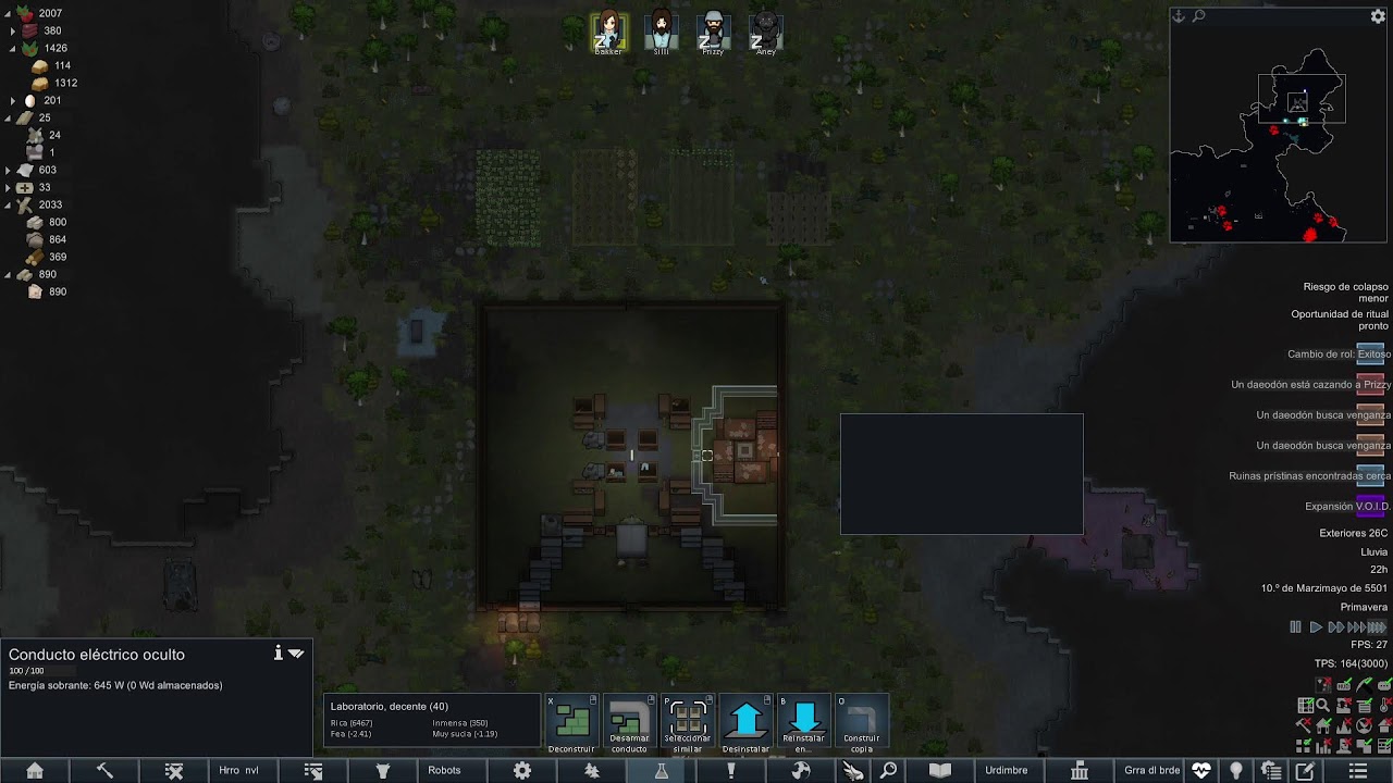 Jugando Rimworld | CONTRA EL VOID | CUARTO INTENTO | AHORA SI TRAJE VASELINA XD
