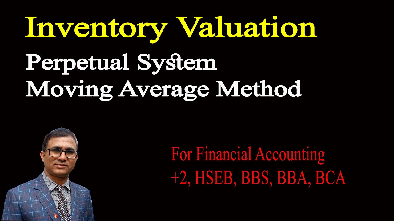 Inventory  Valuation under perpetual system using Moving Average Method