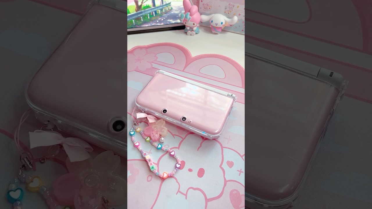 Pink 3DS XL in 2024! #cute #nintendo #3ds