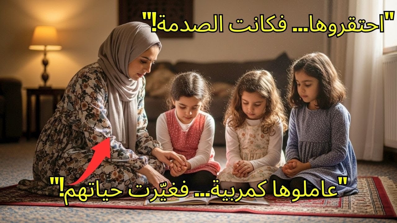 عاد الملياردير العربي مبكرًا… فصُدم بما رأى المربية تفعله بتوأمه الثلاث!
