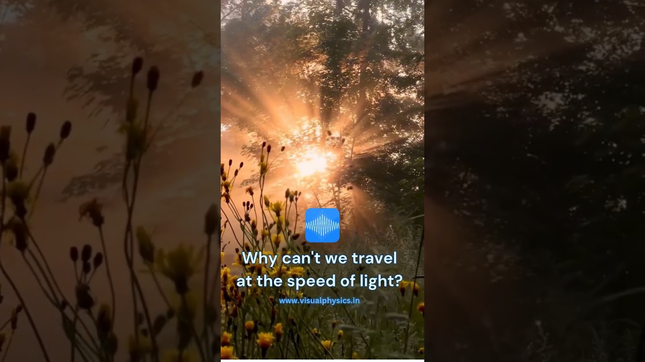 Can We Travel at Light Speed? The Science Behind It! #visualphysics