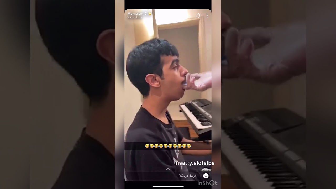 محمد سالم و مراد مع بابطين😂😂