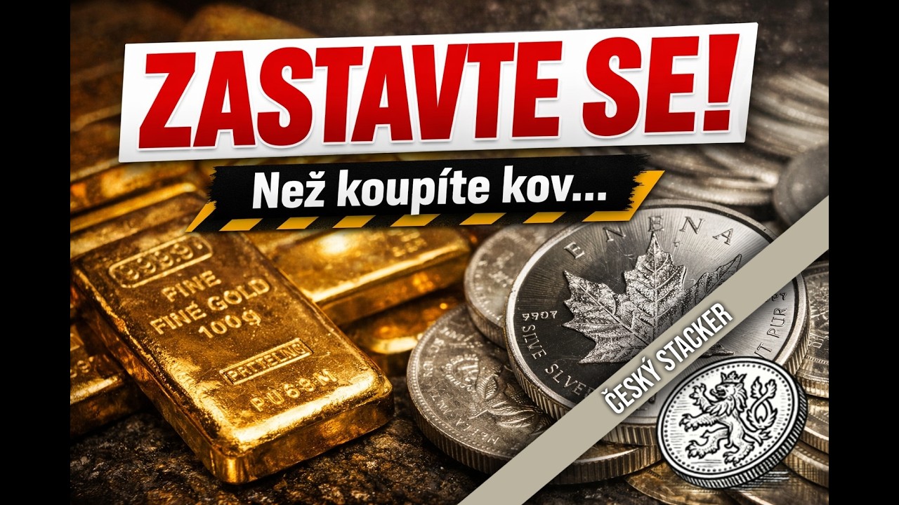 NE každý by měl kupovat zlato a stříbro! Tady je proč!