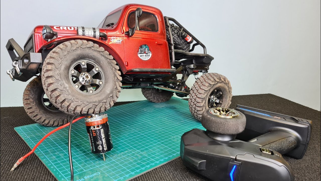 RGT EX86181 Crusher upgrade. Меняем мотор , увеличиваем базу до ....