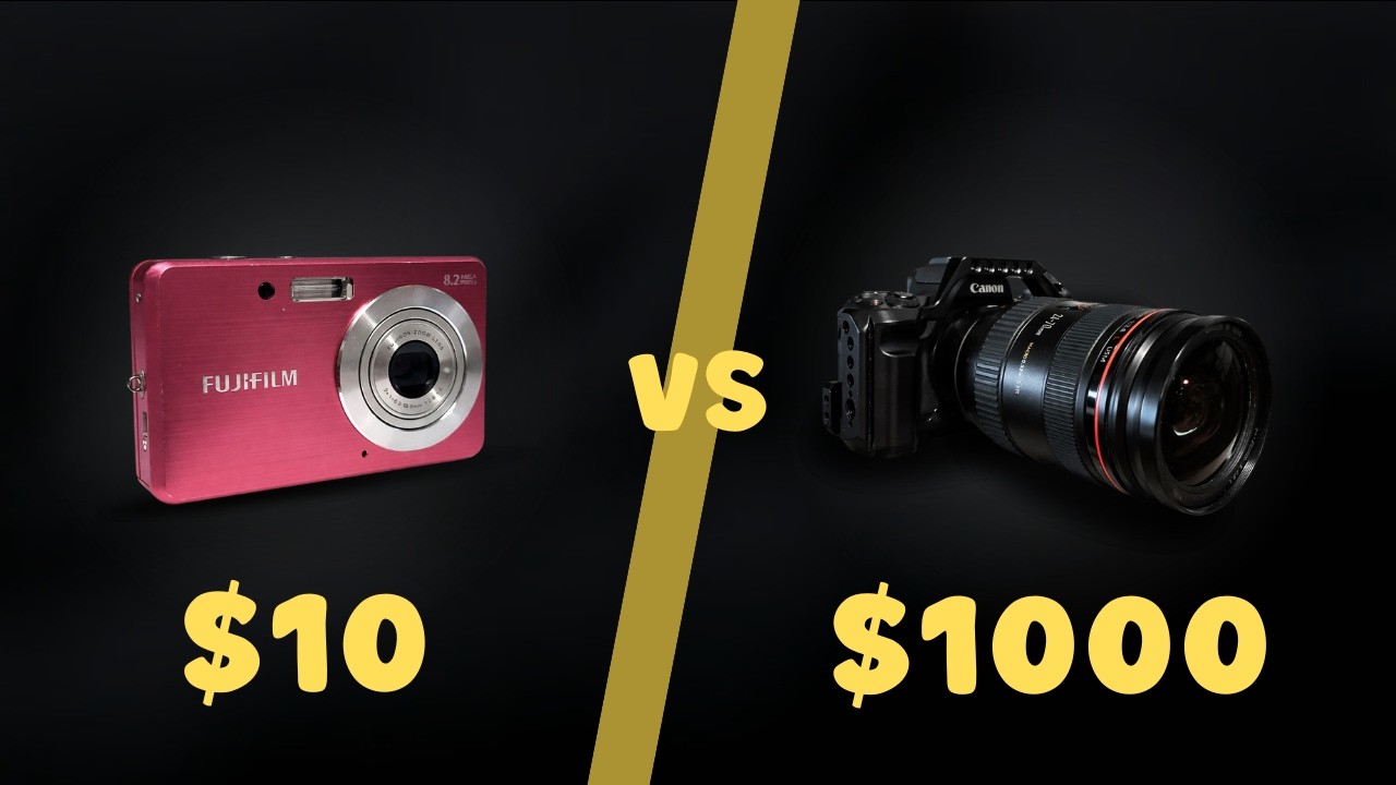 $10 vs $1000 Camera! (Results will shock you!) 