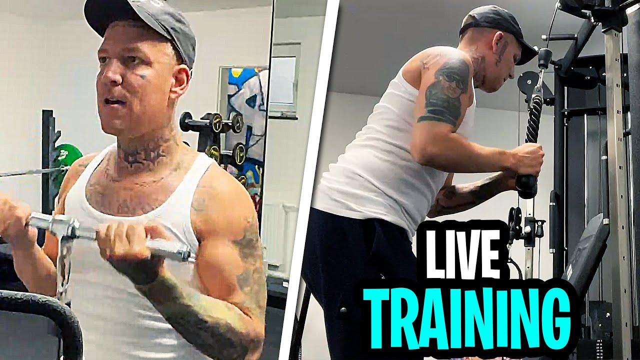 Monte LIVE am PUMPEN💪🏻😎 Stream aus dem Home-Gym | MontanaBlack Stream Highlights