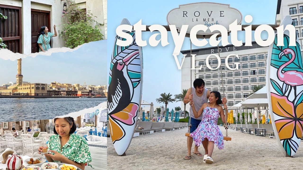 Morning in Old Dubai, breakfast in Arabian Tea House, staying in Rove La Mer for only 99 AED