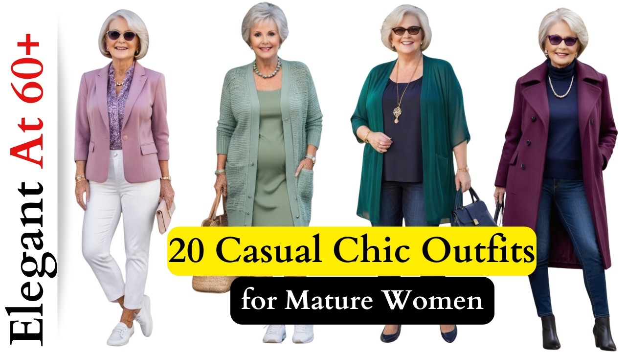 Easy Chic Casual Outfit Ideas for Women Over 50! - Classy Casual Outfits for Mature Women!